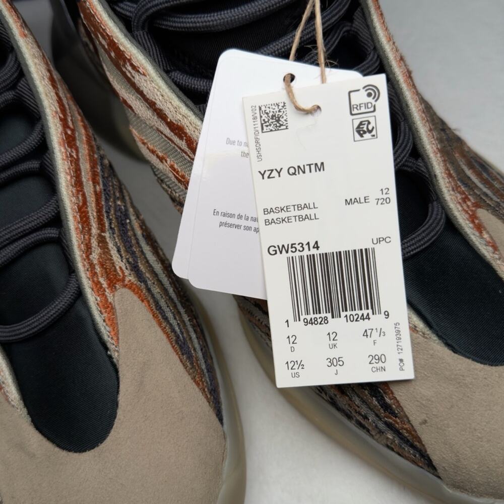 Adidas Yeezy QNTM “Flash Orange” | GW5314 | 12.5M | NIB - Picture 10 of 15